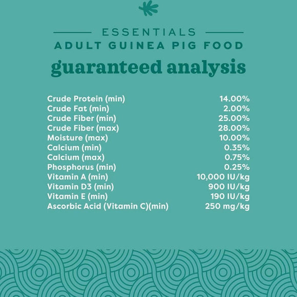 Oxbow Essentials Oxbow Adult Guinea Pig Food (25 lb)