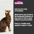 PureBites Mixers Wild Skipjack Tuna & Wild Alaskan Salmon in Water Food Topping For Cat (1.76 oz)