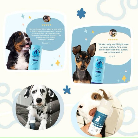 kin+kind Organic Hot Spot Relief Balm For Dogs (2.3 oz)