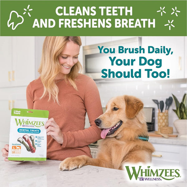 Whimzees by Wellness Natural Dental Value Box Treat For Large Dogs (24 count)