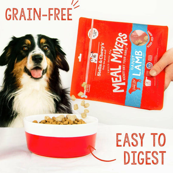 Stella & Chewy's Dandy Lamb Meal Mixers Freeze-Dried Raw Topper For Dogs (35 oz)