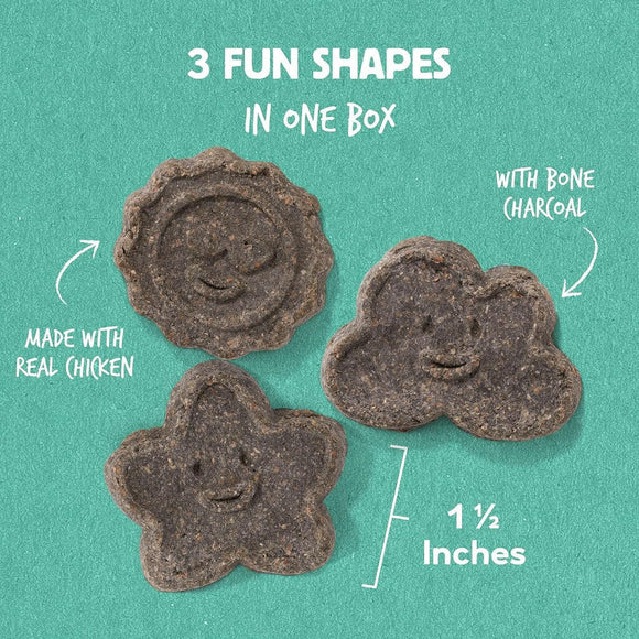 Cloud Star Wag More Bark Less Chicken, Charcoal, Parsley & Mint Dental Biscuits For Dogs(14 oz)