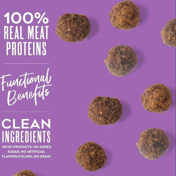 Dogswell Skin & Coat Duck Recipe Meatballs Treats For Dogs (14 oz)