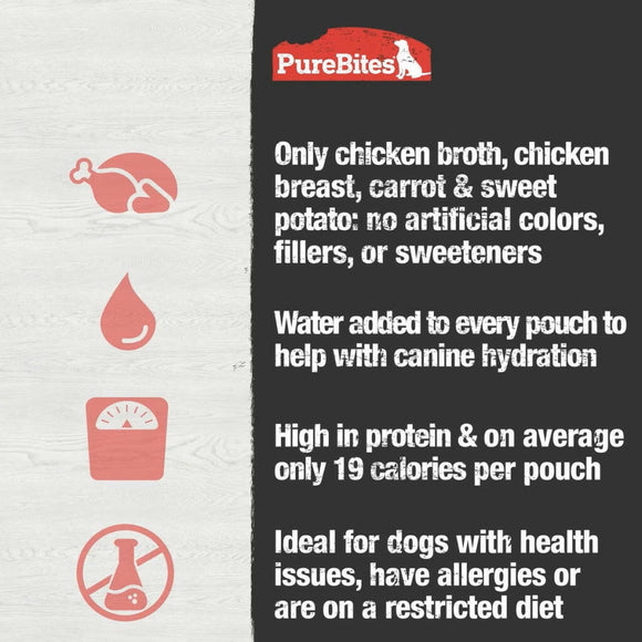 PureBites Broths Chicken & Vegetables Food Topping For Dog (2 oz)