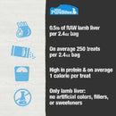 PureBites Mini Trainers RAW Freeze Dried Lamb Liver Treats For Dog (2.4 oz)