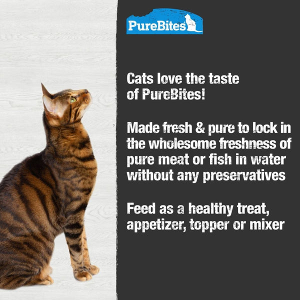 PureBites Mixers Wild Skipjack Tuna in Water Food Topping For Cat (1.76 oz)