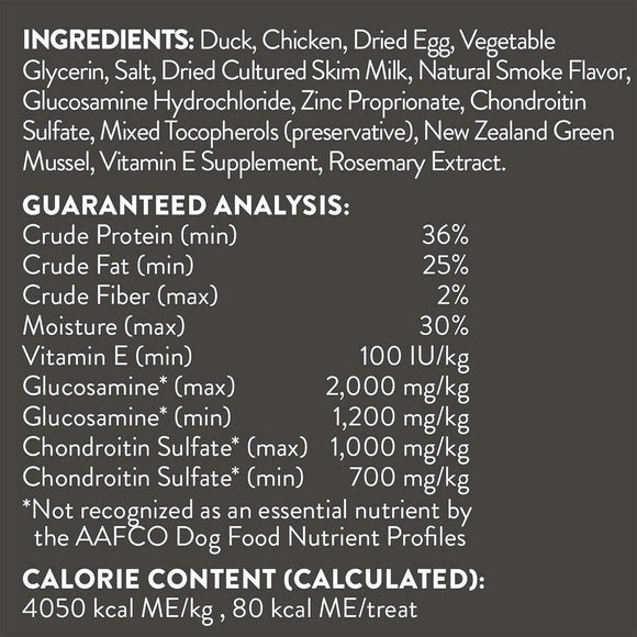 Dogswell Grillers Hip & Joint Duck Recipe Grain-Free Treats For Dogs (10 oz)