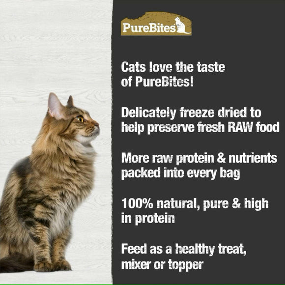 PureBites Chicken & Duck Freeze-Dried Raw Treats For Cat (1.12 oz)