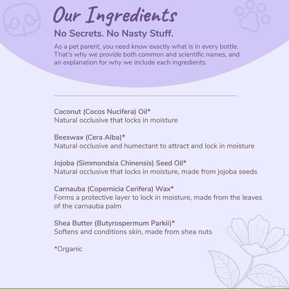 kin+kind Organic Nose & Paw Moisturizer Stick for Dogs & Cats (2.3 oz)