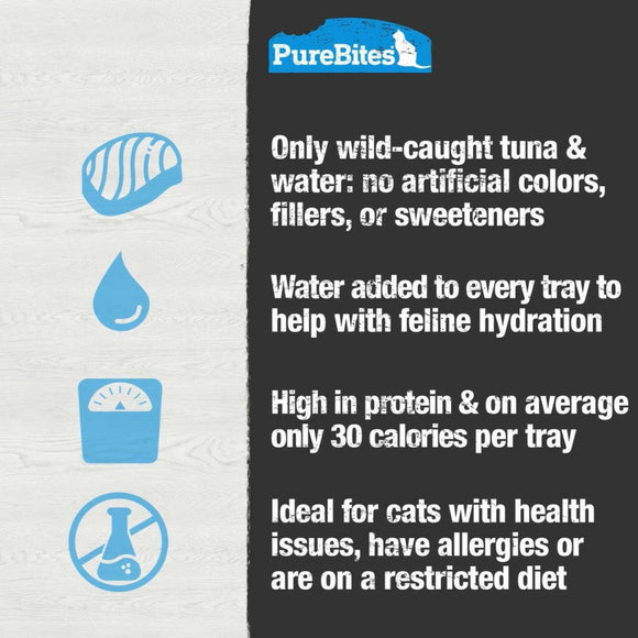 PureBites Mixers Wild Skipjack Tuna in Water Food Topping For Cat (1.76 oz)