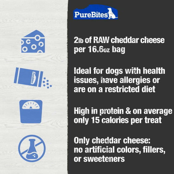 PureBites Cheddar Cheese Freeze Dried Treats For Dog (4.2 oz)