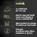 PureBites Beef Jerky Mid Size Treats For Dog (7.5 oz)