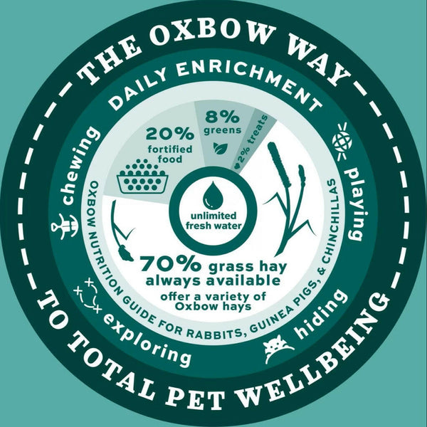 Oxbow Enriched Life Rectangle Litter Pan with Removable Shield For Small Animal