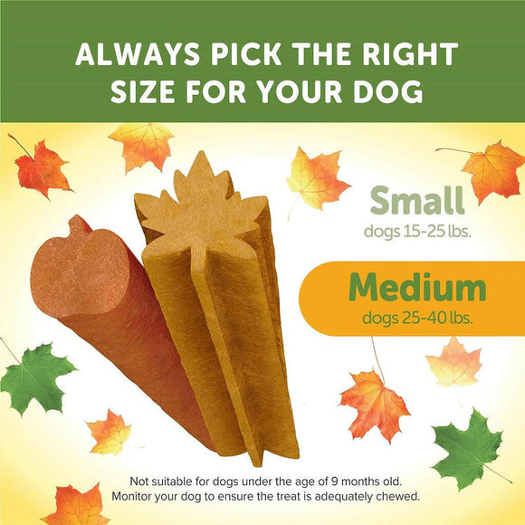 Whimzees by Wellness Fall Value Bag Medium Dental Dog Chews (6.3 oz)