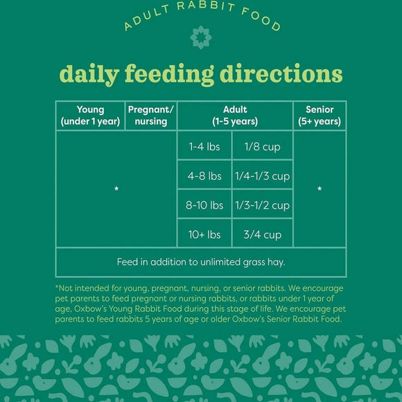 Oxbow Essentials Adult Rabbit Food (25 lb)