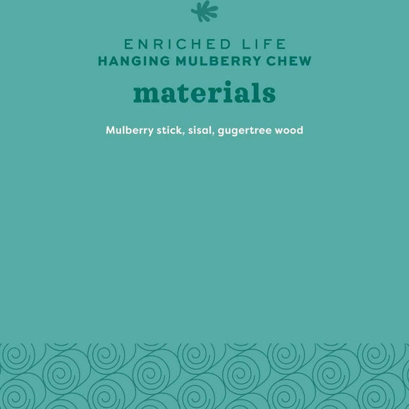 Oxbow Enriched Life Hanging Mulberry Chew Toy For Small Animal