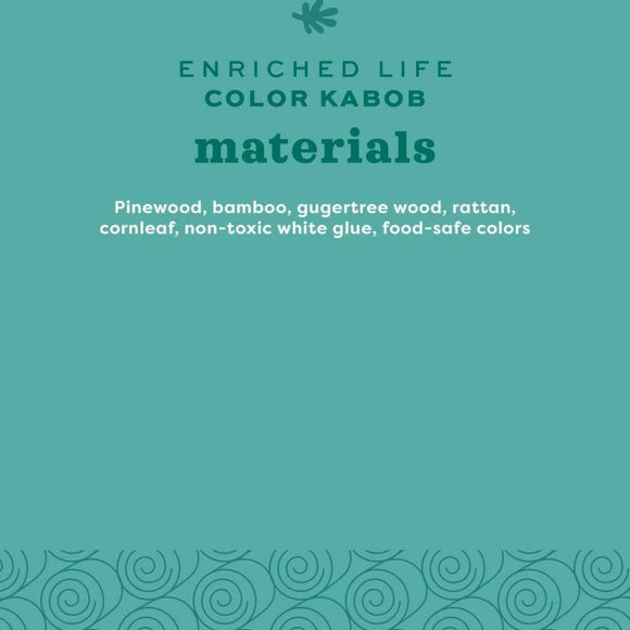 Oxbow Enriched Life Color Kabob Toy For Small Animal