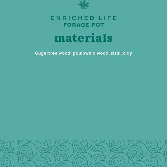 Oxbow Animal Health Clay Forage Pot Chew Toys For Small Animals