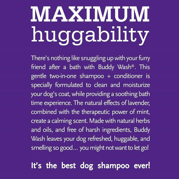 Buddy Wash Original Lavender & Mint Dog 2-in-1 Shampoo + Conditioner (1 gal)
