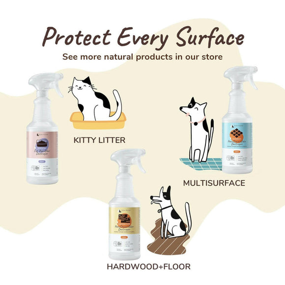 kin+kind Cat Pee and Odor Destroyer For Litter Box Floral (32 oz)