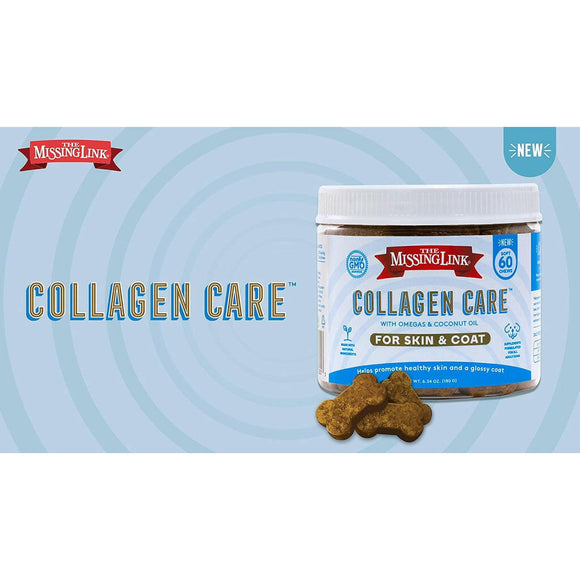 The Missing Link Collagen Care Skin & Coat Soft Chews For Dogs (60 count)