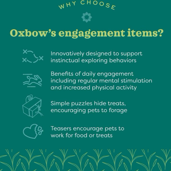 Oxbow Enriched Life Garden Forage Puzzle Toy For Small Animal