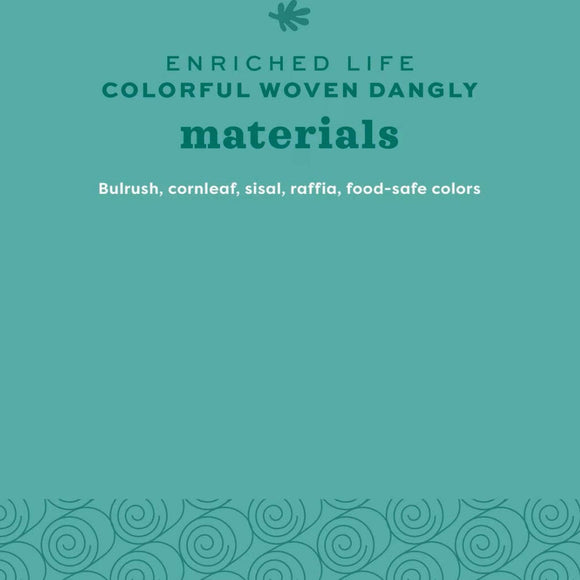 Oxbow Enriched Life Colorful Woven Dangly Toy For Small Animal