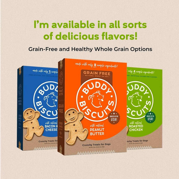Buddy Biscuits with Roasted Chicken Oven Baked For Dog Treats (16 oz)