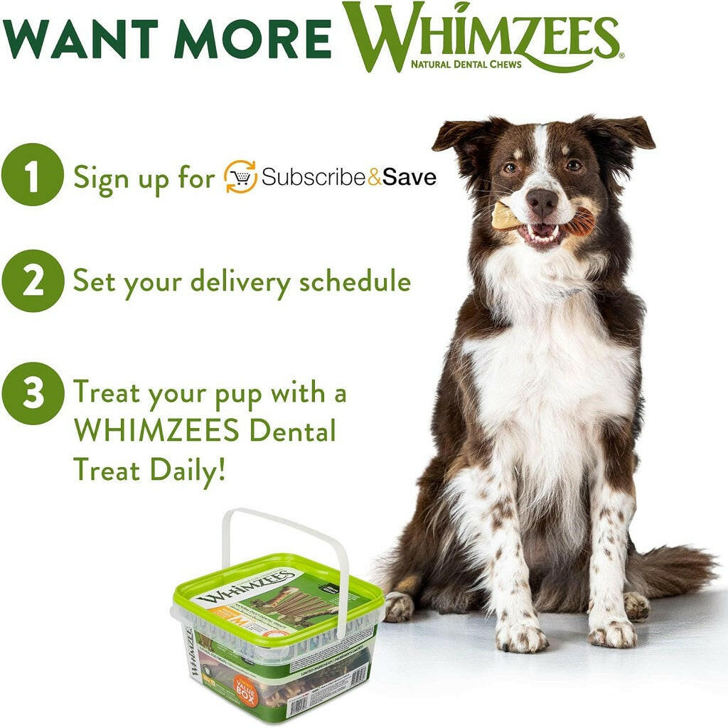 Whimzees by Wellness Dental Chews Variety Packs For Medium Dog (28 count)