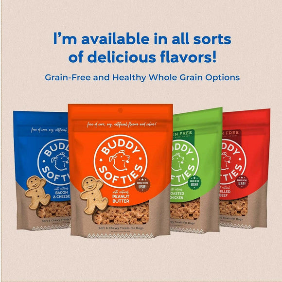 Buddy Biscuits Chewy Dog Treats Bacon & Cheese (20 oz)