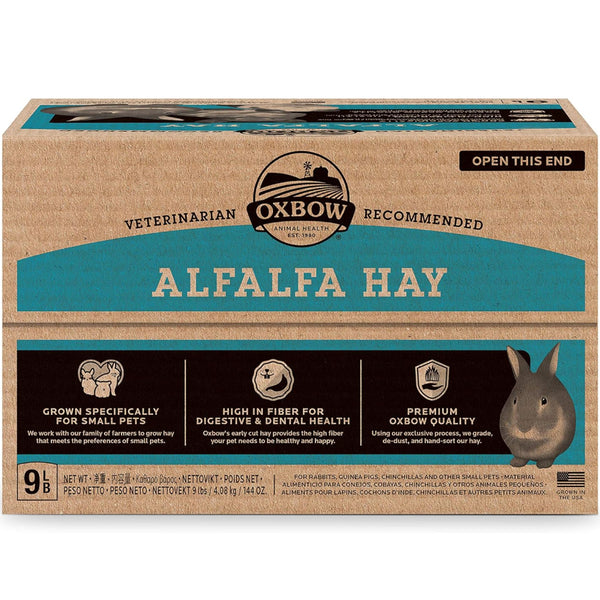 Oxbow Animal Health Alfalfa Hay Food For Small Animal (9 lb)