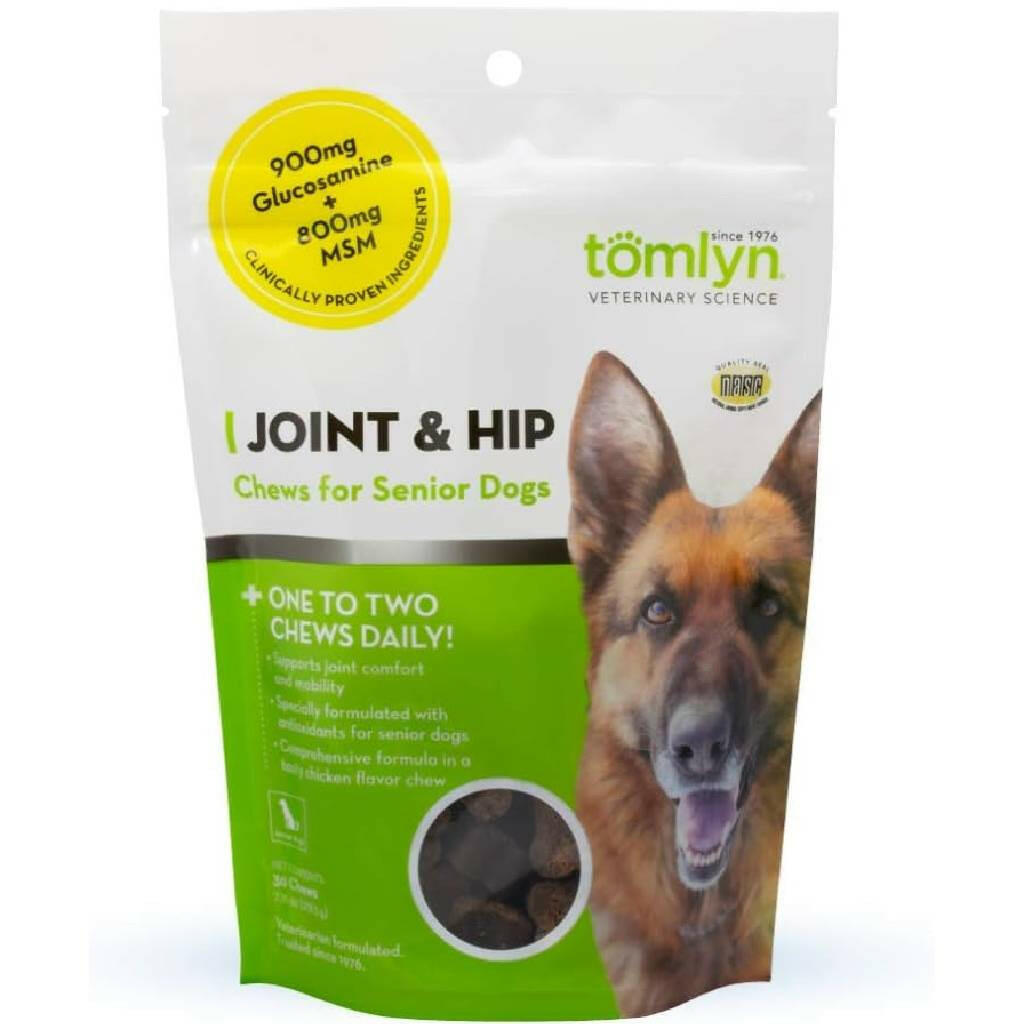 Tomlyn Joint & Hip Chews for Senior Dogs (30 soft chews)