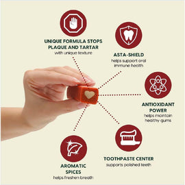 Ark Naturals 5-in-1 Protection Plus Fortified Brushless Toothpaste Chews for Large Dogs (18 oz)