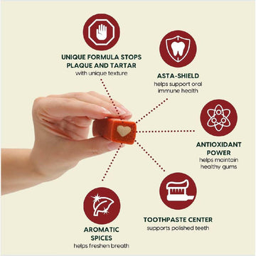 Ark Naturals 5-in-1 Protection Plus Fortified Brushless Toothpaste Chews for Large Dogs (18 oz)