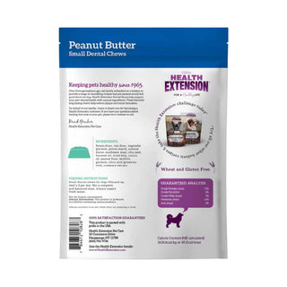 Health Extension Peanut Butter Flavor Dental Chews For Dog (14 smal bones)