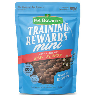 Pet Botanics Training Rewards Mini Soft & Chewy Beef Flavor Dog Treats (4 oz)