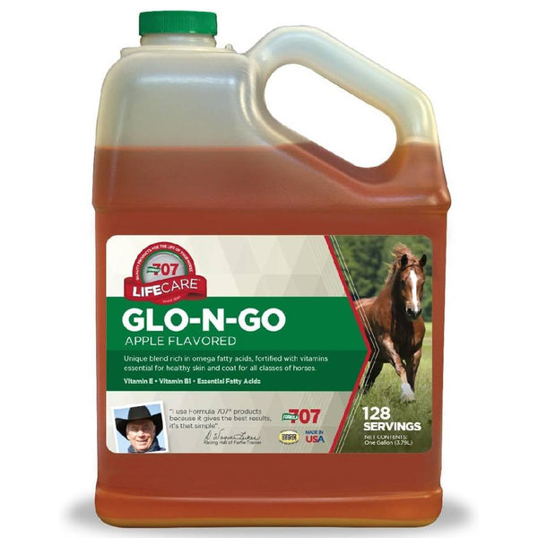 Formula 707 Glo-N-Go Liquid Fat Supplement for Horses (1 Gallon, 128 Servings)
