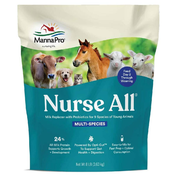 Mann Pro Nurse All Multi-Species Milk Replacer with Probiotics (8 lb)