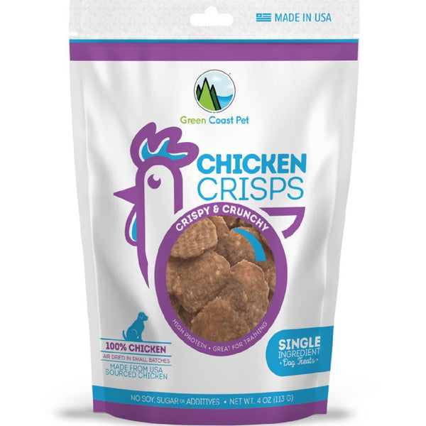 Green Coast Pet Chicken Crisps Dog (4 oz)