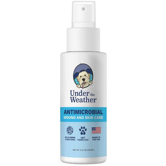 Under the Weather Antimicrobial Wound & Skin Care Spray for Dogs, 4-oz