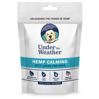 Under the Weather Hemp Calming Soft Chews for Dogs, 30 chews