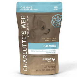 Charlotte's Web Calming Hemp Chews for Dogs (60 Soft Chews)