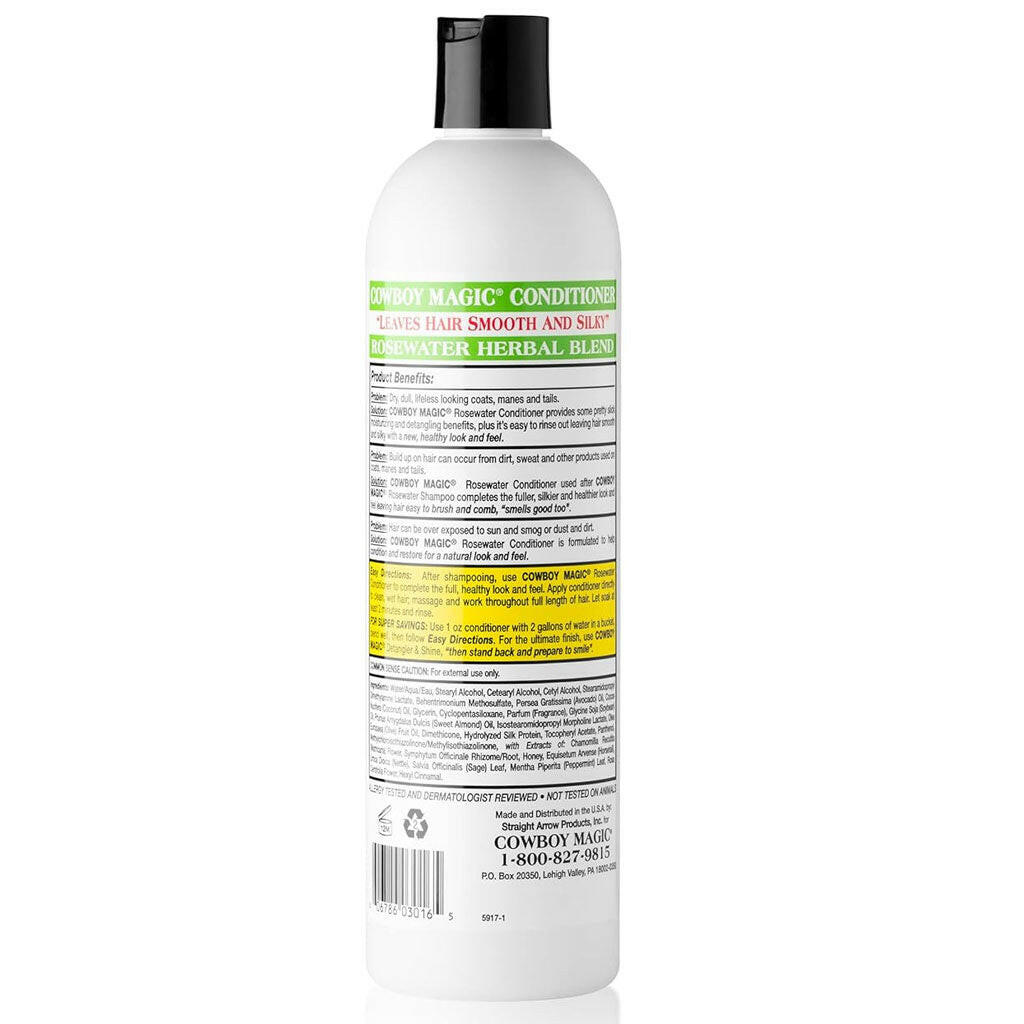 cowboy magic rosewater conditioner 16oz backside