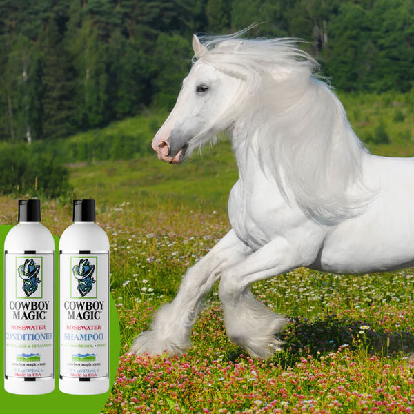 cowboy magic rosewater conditioner 16oz with horse