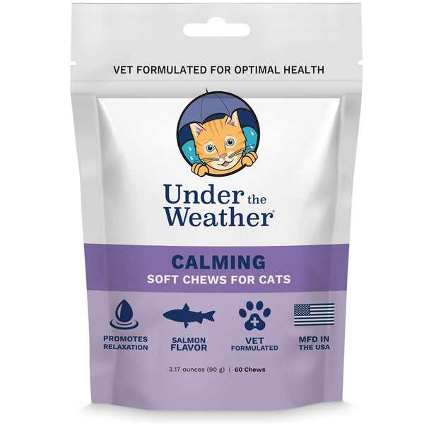 Under the Weather Calming Soft Chews for Cats, 60 count