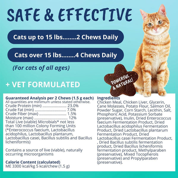 Under the Weather Probiotic Soft Chews for Cats