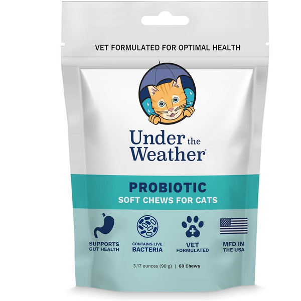 Under the Weather Probiotic Soft Chews for Cats, 60 count