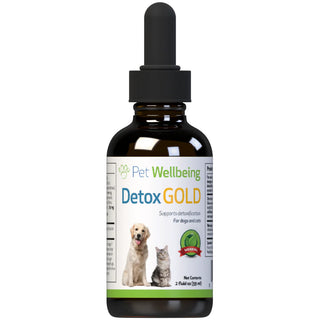 Detox Gold for Dogs - Gentle Detoxification & Elimination Support (2 oz)