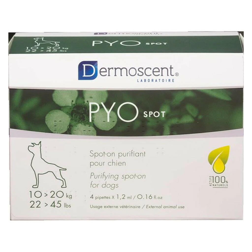 Dermoscent Pyospot for Medium Dogs 22-45 lbs (4 count)