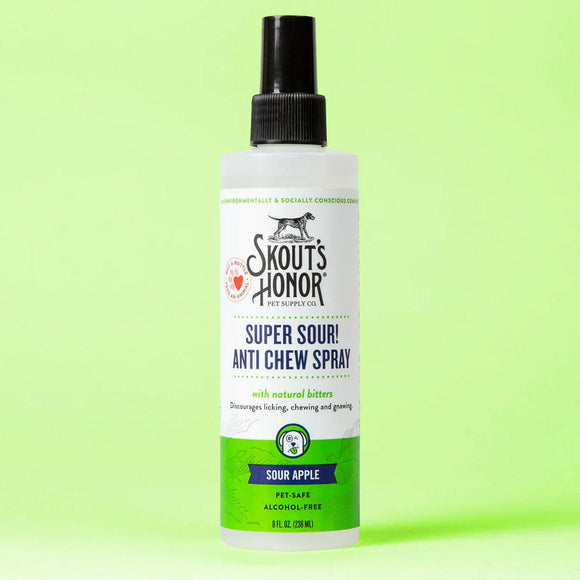 Skout's Honor Super Sour Anti-Chew Spray For Dogs (8 oz)